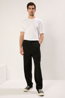 TRENDYOL MAN Siyah Wideleg Baggy Rahat Kal?p Dokuma Kumas Pantolon TMNSS25PL00009 - Trendyolmilla фото 19