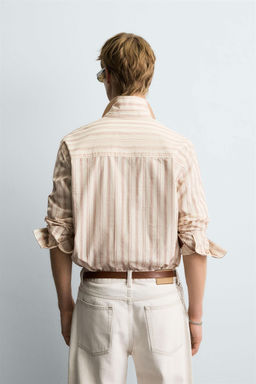 STRIPED TEXTURED SHIRT - Zara фото 3