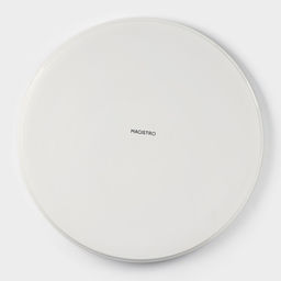 Тарелка с бортиком Magistro «Церера», d=25.5 см, фарфор, белая