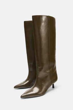 KITTEN-HEEL BOOTS - Zara фото 3