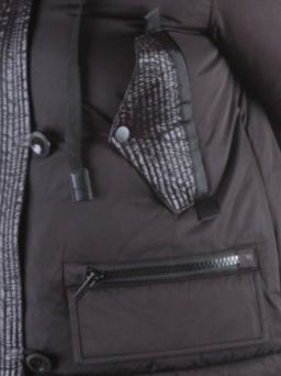 H1053 BLACK Куртка демисезонная женская Enovich - Фабричный китай фото 5