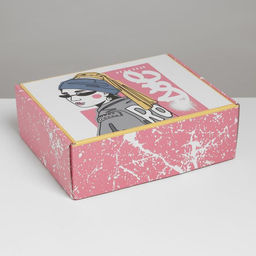 Коробка складная Девушка с серёжкой, 27 21 9 см - Дарите счастье фото 4