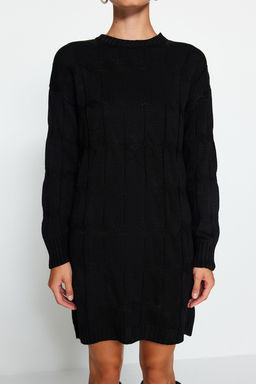 TRENDYOLMILLA Vizon Mini Triko Bisiklet Yaka Elbise TWOAW22EL0027  фото 20