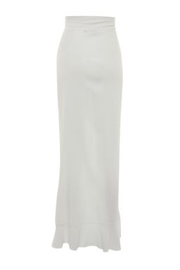 TRENDYOLMILLA Ekru Maxi Dokuma Volanl? Plaj Etegi TBESS19WV0004  фото 12