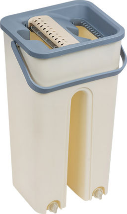 Швабра для пола с насадкой из микрофибры и ведром Clean hands beige 310486