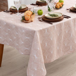 Скатерть Доляна Geometry 110х144 см, 100% хлопок, 164 г/м2  фото 3