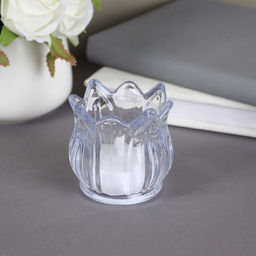 Свеча светодиодная 7х7 см / VFR-115 /уп 6/480/прозрачная - Галеонтрейд фото 2