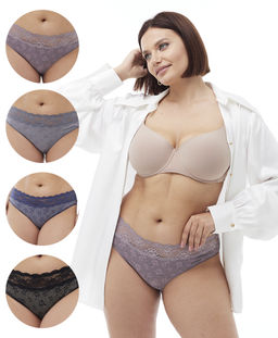 Трусы женские слипы Vanessa 6802-79 хлопок, эластан размеры L, XL, 2XL, 3XL