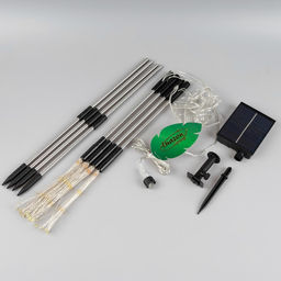 Садовый светильник на солнечной батарее Одуванчики 4 шт., 78 см, 320 LED, свечение тёплое белое - Luazon lighting фото 10