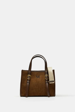 CORDUROY MINI TOTE BAG - Zara фото 4