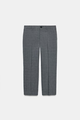 ZW COLLECTION CHECKED STRAIGHT TROUSERS - Zara фото 5