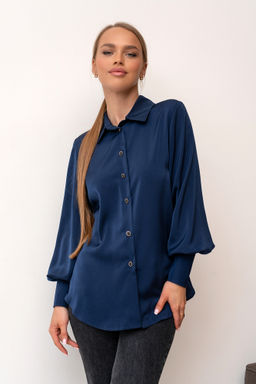 Рубашка Open Style 5281 синий
