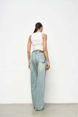 Джинсы-трубы Irish Mint Accent Pocket - Erist store фото 6