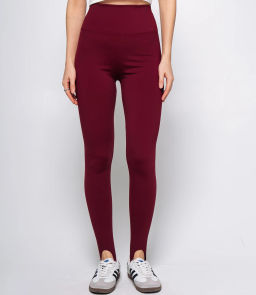 Леггинсы #КТ555 (2), бордовый