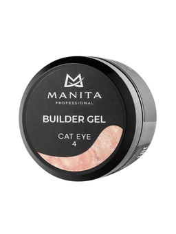 Manita Professional Гель моделирующий для ногтей / Builder Gel Cat Eye №04, 15 мл
