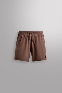 PANTALONES CORTOS B?SICOS ENTRENAMIENTO 7 / Rojo oscuro - Zara фото 7