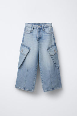 CARGO POCKET JEANS