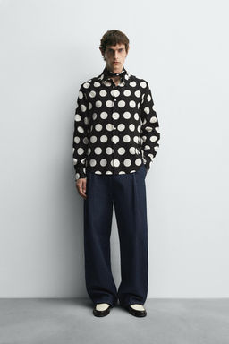 POLKA DOT SHIRT HARRY LAMBERT FOR ZARA X DISNEY