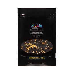 Чай черный ароматизированный с апельсином и корицей, 250 г - Lemur coffee roasters фото 3