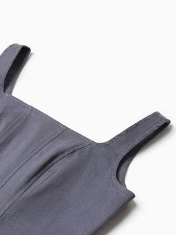 Корсет женский джинсовый MIST: Denim, размер 44, графит