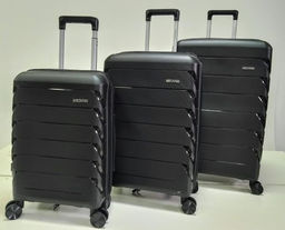 Набор из 3-х чемоданов, MIRONPAN 23106 Черный фото 3