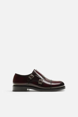 LEATHER BUCKLE SHOE - Zara фото 7
