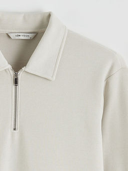 Polo Yaka Erkek Sweatshirt