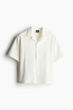 Camisa resort con textura Loose Fit