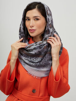 Большой, красивый платок из вареного хлопка. Рисунок на полотно наносится вручную - Tantino фото 11