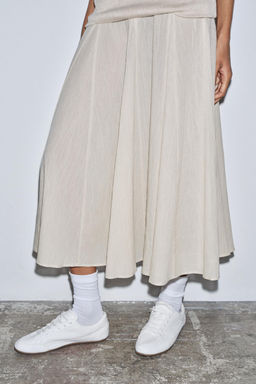 SOFT CONTRAST SKIRT - Zara фото 3