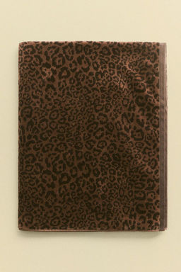 ANIMAL PRINT VELOUR BEACH TOWEL - Zara фото 12