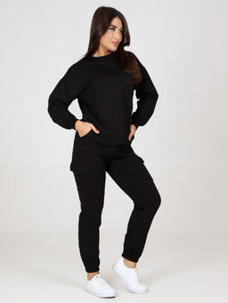 СК-2304 ЖЕНСКИЙ СПОРТИВНЫЙ КОСТЮМ (Черный) - А-дина фото 2