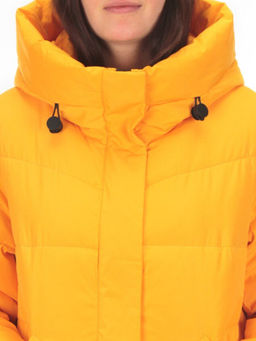 M-22123 YELLOW Пальто зимнее женское MEAJIATEER (био-пух) - Fashion фото 11