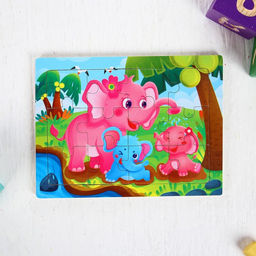 Пазл Слоники 12 элементов 0,414,511 см