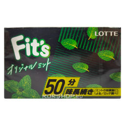 Жевательная резинка Оригинальная Мята Link Fits Lotte, Япония, 24,6 г Акция