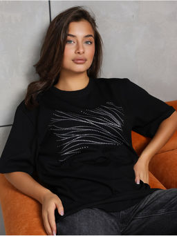 Футболка Блеск черный женская - София фото 8