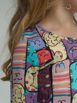 Платье Эля коты в горошек - Sovalina фото 44