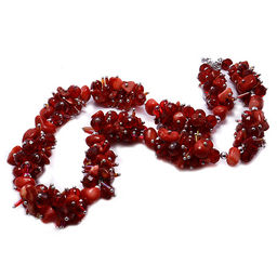 Бусы из камня Кораллы - счастье, любовь, радость, благополучие