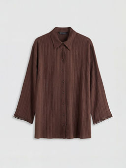 Keten Kar???ml? Kad?n G?mlek Tunik