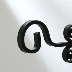 Кронштейн для кашпо кованый, 25 см, металл, чёрный - Simaland фото 8