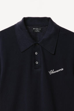 POLO SLIM FIT WILLY CHAVARRIA X ZARA / Marino  фото 3