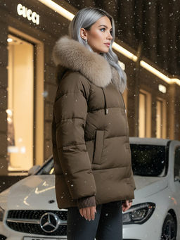 Куртка зимняя с мехом Бренд: Visdeer  фото 22