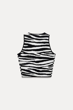 PLAIN KNIT CROP TOP - Zara фото 31