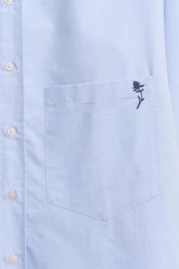LIMITED EDITION EMBROIDERED OXFORD SHIRT - Zara фото 8