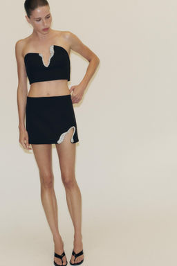 JEWEL PIECE MINI SKIRT - Zara фото 3