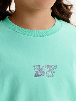 PELICAN, толстовка для девочек, Ментол фото 5