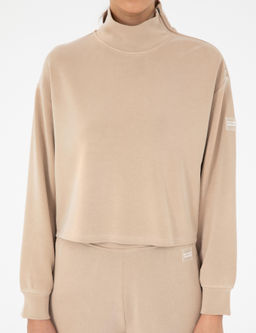 Bej Comfort Fit Modal Kuma_ Sweatshirt - Pierre cardin фото 6