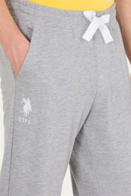 Мужские серые меланжевые спортивные штаны - U.s. polo assn фото 6
