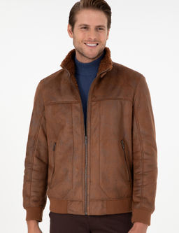 Taba K_rk Detayl_ Deri Ceket - Pierre cardin фото 3