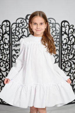 ПЛ533-Х Платье Стелла ЦВЕТ: БЕЛЫЙ (QR)